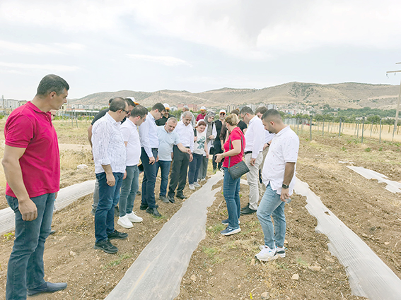 GERCÜŞ’TE ‘GÖKYÜZÜNDEN SOFRAYA SU HASADI’ PROJESİ HAYATA GEÇİRİLDİ