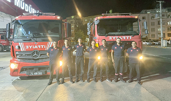 BATMANLI İTFAİYECİLER HATAY’DA