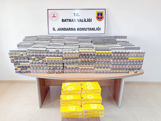 KAÇAK SİGARA OPERASYONU: 8.940 PAKET ELE GEÇİRİLDİ