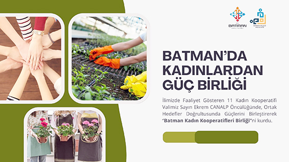 KADIN KOOPERATİFLERİ BİRLİĞİ KURULDU