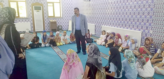 KUR’AN KURSU ZİYARETLERİ DEVAM EDİYOR