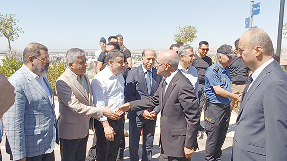 BAKAN ŞİMŞEK, ABİSİNİN TAZİYESİNİ BATMAN’DA KABUL ETTİ