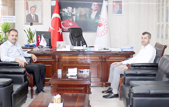 BÖLGE MÜDÜRÜ KARATAŞ’TAN MÜDÜR TUNCER’E ZİYARET