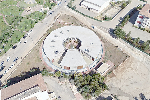 YEŞİL KÜTÜPHANE BİNASI İNCELENDİ