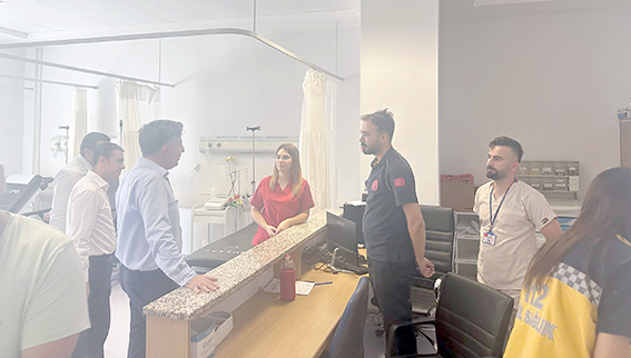 HASANKEYF’TE SAĞLIK TESİSLERİ İNCELENDİ