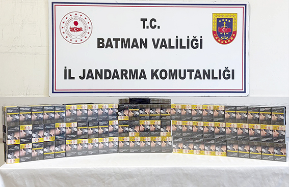 JANDARMA, KAÇAK SİGARAYA GEÇİT VERMEDİ!