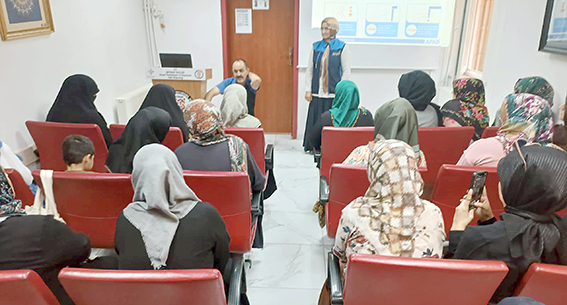 KADINLARA YÖNELİK AFET FARKINDALIK EĞİTİMİ VERİLDİ