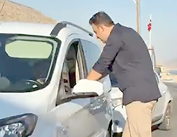 KAYMAKAM İMRAK’TAN YOL KONTROL NOKTASINA ZİYARET