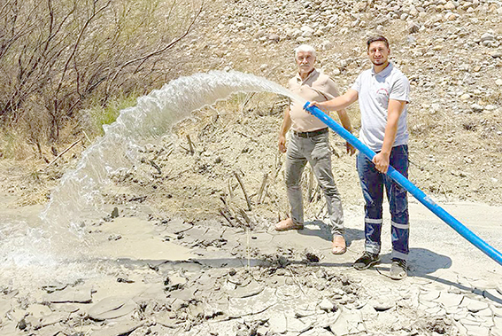 KELHASAN KÖYÜ’NDE İÇME SUYU SORUNU ÇÖZÜME KAVUŞTU