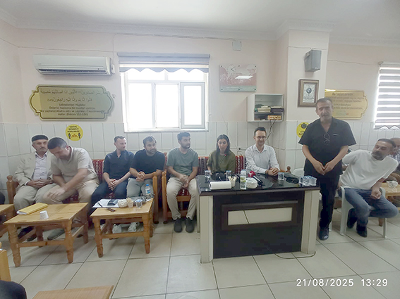 KENTSEL DÖNÜŞÜM İÇİN MAHALLE SAKİNLERİYLE BİR ARAYA GELDİLER