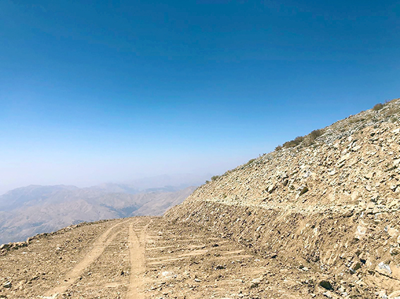 MERETO DAĞI YOL YAPIM ÇALIŞMALARI SÜRÜYOR