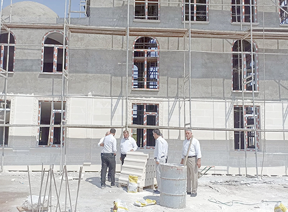 MÜFTÜ DURMUŞ, CAMİ İNŞAATINI İNCELEDİ