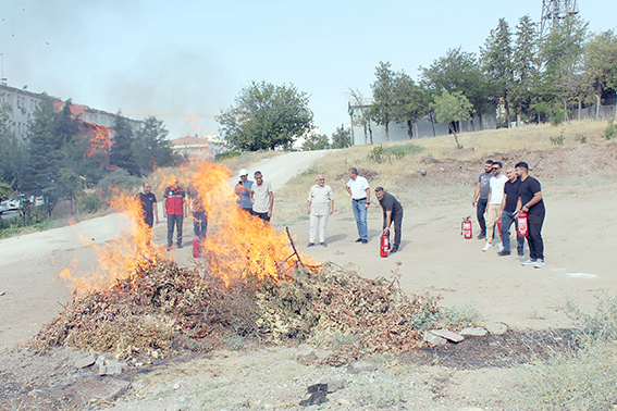 PERSONELE YANGIN TATBİKATI EĞİTİMİ