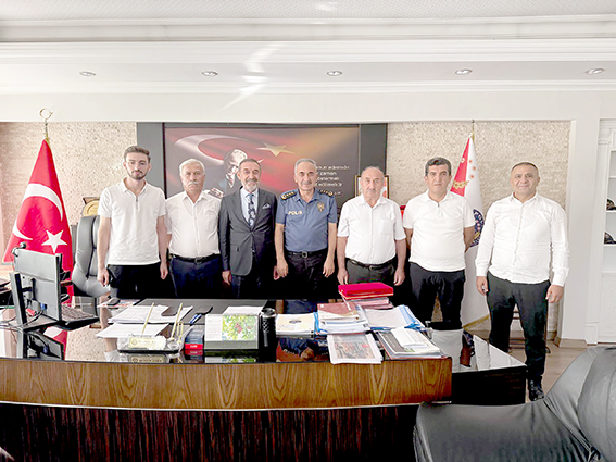 RECEBANLILAR’DAN MÜDÜR KABA’YA ZİYARET