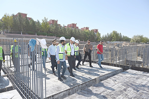 YENİ HÜKÜMET KONAĞI İNŞAATINDA İNCELEME