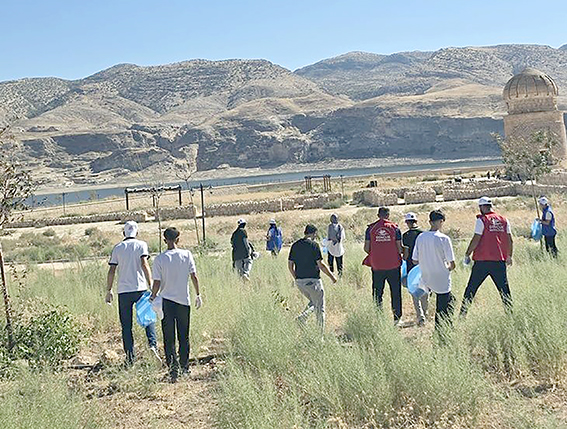 ÇEVRECİ GENÇLİK HASANKEYF’İ TEMİZLEDİ
