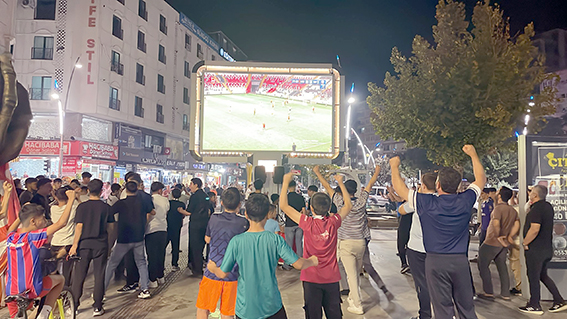 BATMANLILAR DİJİBOARD’DA MAÇ HEYECANI YAŞADI