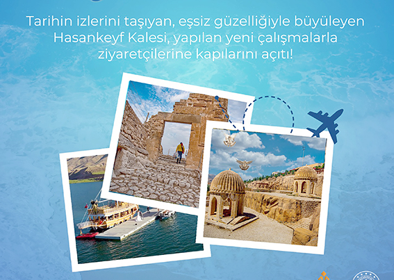 HASANKEYF KALESİ YENİ ÇEHRESİYLE ZİYARETÇİLERİNİ BEKLİYOR