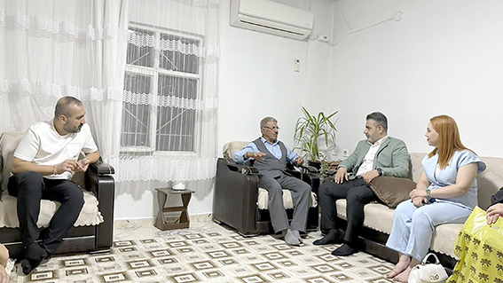 İL BAŞKANI ÇETİN’DEN KIBRIS GAZİSİNE ZİYARET