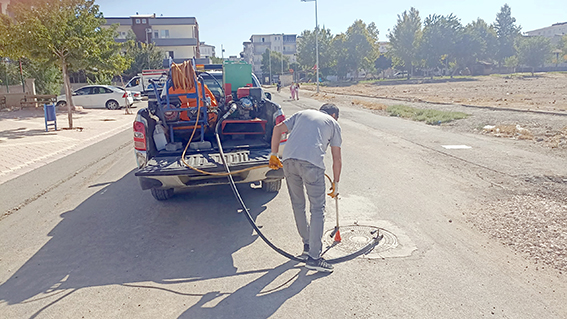 İLAÇLAMA ÇALIŞMALARI DEVAM EDİYOR