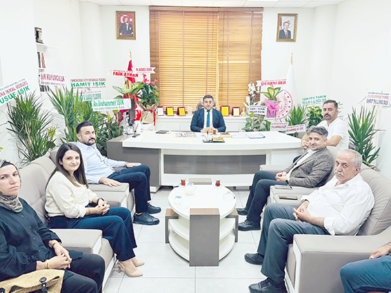 KOZLUK TEŞKİLATINDAN İLÇE MÜDÜRÜNE ZİYARET