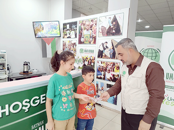 MİNİK YÜREKLERDEN BÜYÜK DESTEK