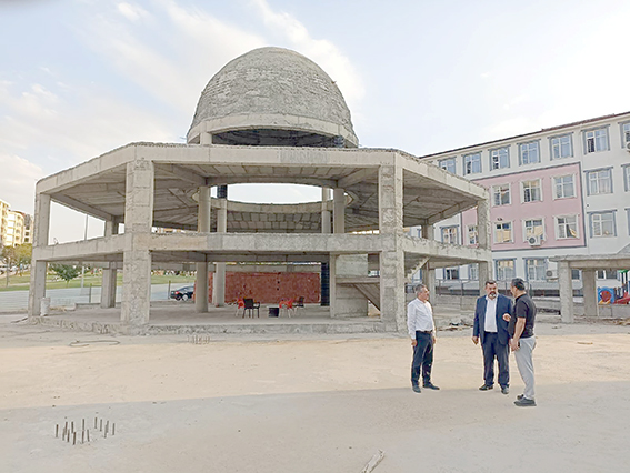 MÜFTÜ DURMUŞ’TAN CAMİ İNŞAATLARINA ZİYARET