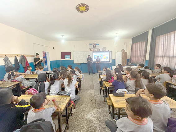 ÖĞRENCİLERE YEŞİL VATAN BENİM OKULUM EĞİTİMİ