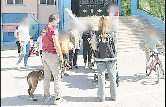 OKUL ÇEVRELERİNDE NARKOALAN UYGULAMASI