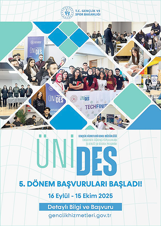 ÜNİDES 5. VE 6. DÖNEM BAŞVURULARI BAŞLADI