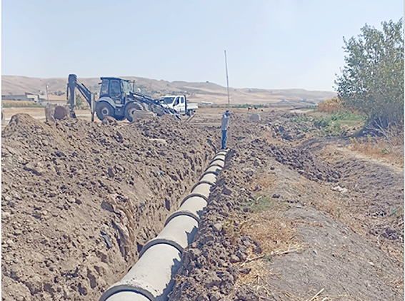 BALPINAR BELDESİNE ALTYAPI DESTEĞİ