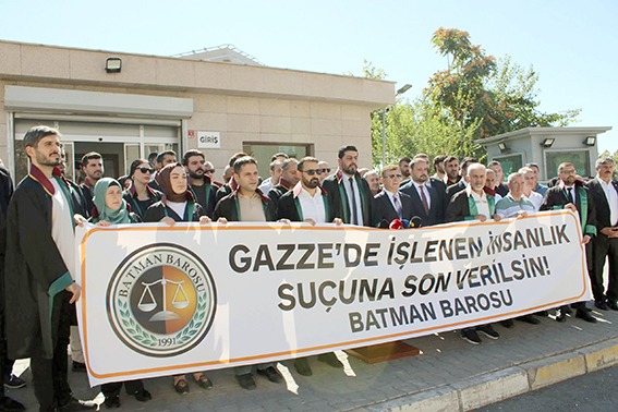 BATMAN BAROSU, İSRAİL HAKKINDA SUÇ DUYURUSUNDA BULUNDU