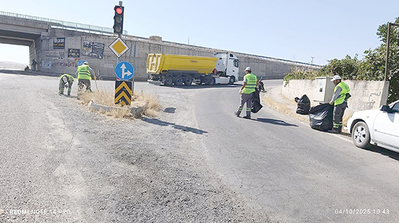 BELEDİYE’DEN ÜÇYOL’A KADAR TEMİZLİK SEFERBERLİĞİ