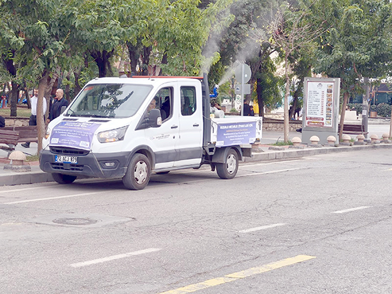 BELEDİYE’DEN GÜL SUYU VE LAVANTA UYGULAMASI