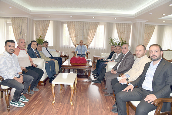 TOKİ HEYETİNDEN VALİ CANALP’A ZİYARET