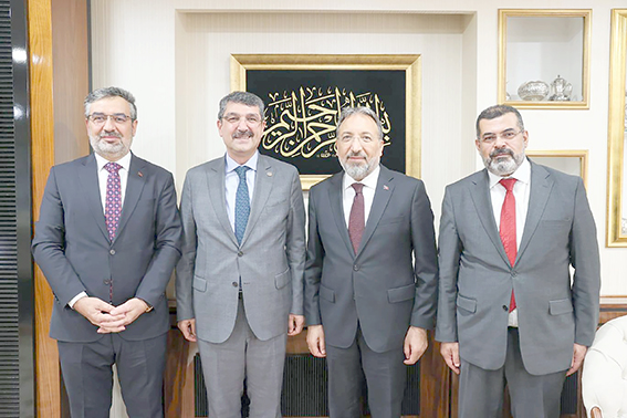 DİYANET İŞLERİ BAŞKANI ARPAGUŞ’A HAYIRLI OLSUN ZİYARETİ