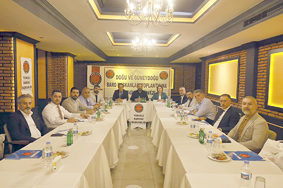 BARO BAŞKANI ÇAKAN, BÖLGE BAROLARI TOPLANTISINA KATILDI