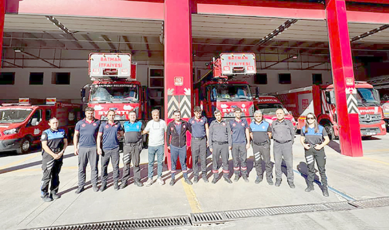 İTFAİYE HAFTASINDA ANLAMLI ZİYARET