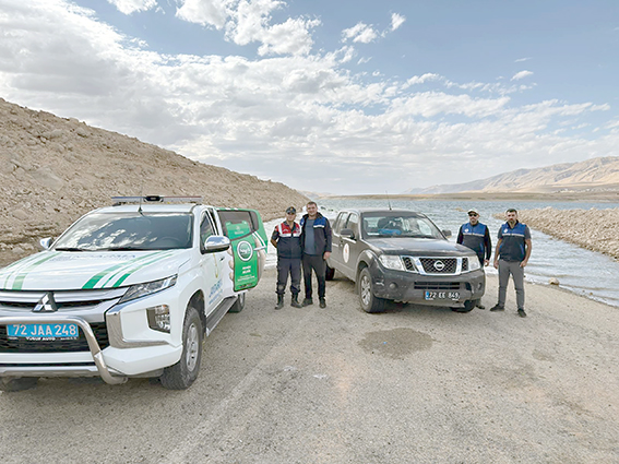 10 BİN METRE YASAK AĞ TOPLATILDI