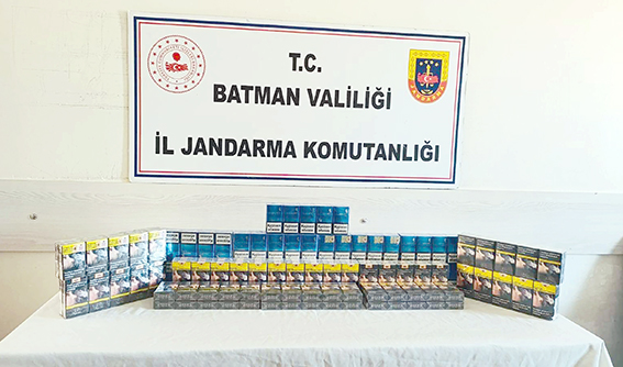 KAÇAK SİGARA VE NARGİLE TÜTÜNÜ ELE GEÇİRİLDİ