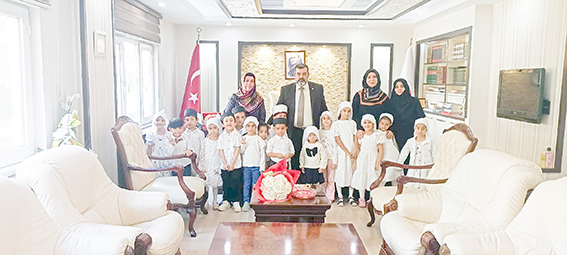 KURS ÖĞRENCİLERİNDEN İL MÜFTÜSÜ DURMUŞ’A ZİYARET