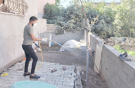 İLAÇLAMA ÇALIŞMALARI ARTIRILDI