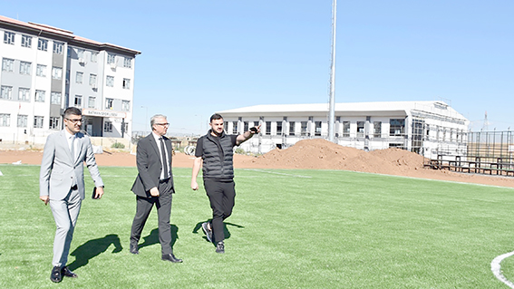 MÜDÜR CİĞER, SPOR KOMPLEKSİNDE İNCELEMELERDE BULUNDU