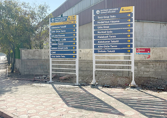 OSB’DE YÖN LEVHA ÇALIŞMASI TAMAMLANDI