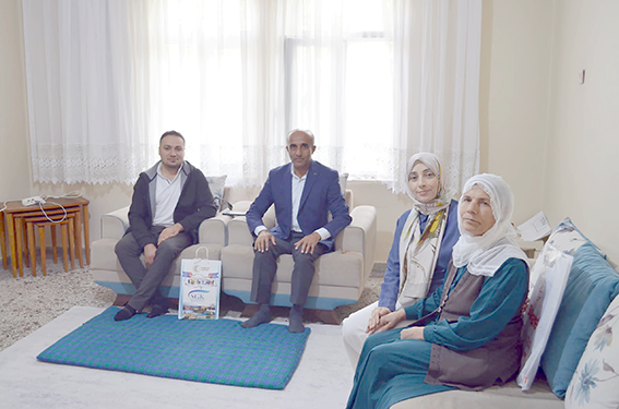 SGK’DAN ŞEHİT AİLELERİ VE GAZİLERE VEFA ZİYARETİ