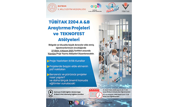 TEKNOFEST PROJE EĞİTİMLERİ BAŞLIYOR