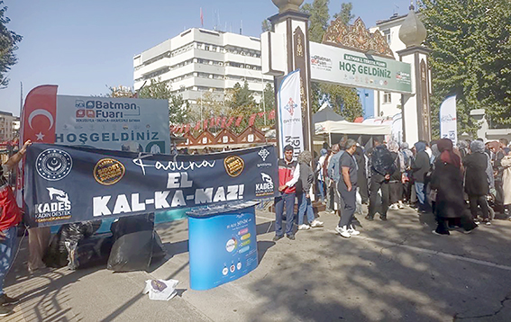 TEKSTİL FUARINDA ‘ŞİDDETLE MÜCADELE’ FARKINDALIĞI