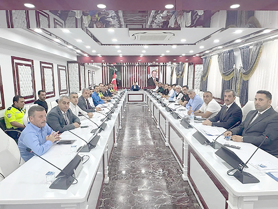 TRAFİK GÜVENLİĞİ TOPLANTISI YAPILDI