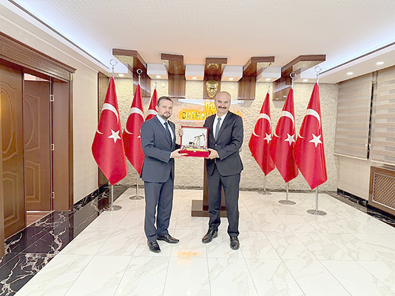 ULUSAL AJANSI BAŞKANI ASTARCI’DAN VALİ CANALP’E ZİYARET