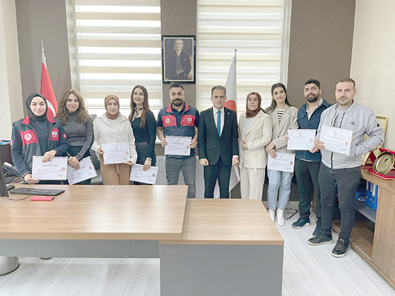 10 PERSONEL BAŞARI BELGESİYLE ONURLANDIRILDI